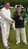Don Catley presenting the The Duke of Northumberland Cup to the winners