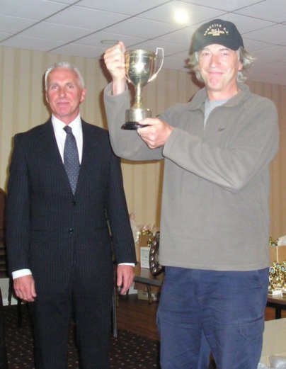 Captain Sid with the Division 1 Championship Trophy