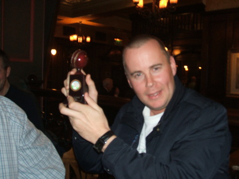 Michael and the fielder of the year trophy