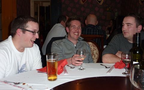 Mainstays: Roy, Richie and Team Manager Ian