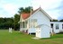 The cricket pavillion at Blagdon