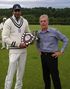 Kamran Mansoor Receiving The Man Of The Match Award